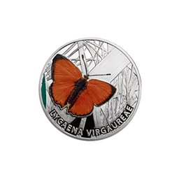 Niue - 2010, 1 dolar - Motyle - Czerwończyk Dukacik