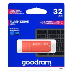 GOODRAM Pendrive UME3 32GB USB 3.0 Pomarańczowy