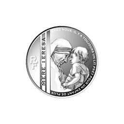 Francja - 10 Euro 2010 - Matka Teresa - Jan Paweł II