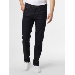 Tommy Hilfiger Jeansy Mężczyźni Bawełna niebieski jednolity, 33-34