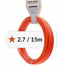 Żyłka tnąca 2.7/15m k gwiazdka pomarańcz CEDRUS IN005296Y - OFICJALNY DYSTRYBUTOR - AUTORYZOWANY DEALER CEDRUS