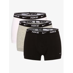 Nike Obcisłe bokserki pakowane po 3 szt. Mężczyźni Bawełna szary|czarny|biały|wielokolorowy, S