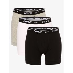 Nike Obcisłe bokserki pakowane po 3 szt. Mężczyźni Dżersej szary|czarny|biały, L