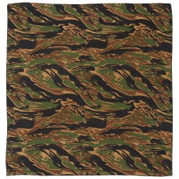 Bandana 55x55cm, Tiger Stripe