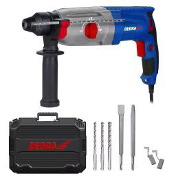 Młotowiertarka SDS+ DEDRA DED7852 1050W, 0-980r/min, 3 funkcje, walizka
