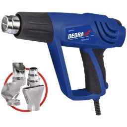 DEDRA DED7971 Opalarka 2000W 60-600°C, dmuchawa/pistolet gorącego powietrza 150-500 l/min