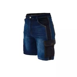 SZORTY JEANS'OWE, KRÓTKIE DŻINSY ROBOCZE, SZORTY Z DENIMU DEDRA BH45ST-XL GRAMATURA 280G/M2, ROZMIAR XL