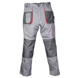 SPODNIE OCHRONNE DEDRA BH3SP-XXL XXL/58, SZARE, COMFORT LINE 190G/M2