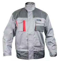 BLUZA OCHRONNA DEDRA BH3BL-M M/50, SZARE, COMFORT LINE 190G/M2