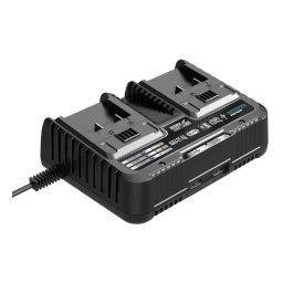 ŁADOWARKA NA DWA AKUMULATORY, ZASILACZ DEDRA SAS+ALL DED7038V PASUJE DO DED7032, DED7034, DED7035, DED6936, DED6937