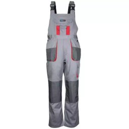 SPODNIE OCHRONNE OGRODNICZKI DEDRA BH3SO-XXL XXL/58, SZARE, COMFORT LINE 190G/M2