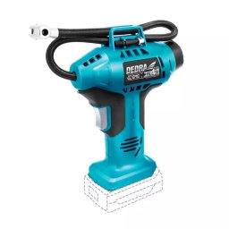 DEDRA SAS+ALL DED7078 kompresorek pompka pistoletowa akumulatorowa 18V 11bar do kół piłek
