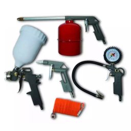 PANSAM A532009 akcesoria pneumatyczne 5 szt pistolet lakierniczy do kompresora, wąż PE