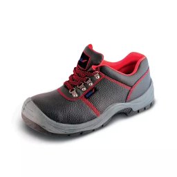PÓŁBUTY BEZPIECZNE, BUTY BHP DEDRA BH9P1A-38 SKÓRZANE, ROZMIAR: 38, KAT.S1P SRC