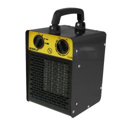 DEDRA DED9930C1 Nagrzewnica elektryczna PTC 2kW, termowentylator ceramiczny kwadratowy czarny