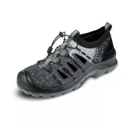 SANDAŁY BEZPIECZNE, BUTY BHP DEDRA BH9D3V-46 TKANINA, ROZMIAR: 46, KAT.S1 SRC, KOMPOZYTOWY PODNOSEK