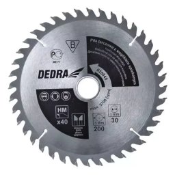 PIŁA TARCZOWA DO DREWNA Z WĘGLIKIEM DEDRA H30080 80 ZĘBÓW, ŚR.300X30MM, WIDIA