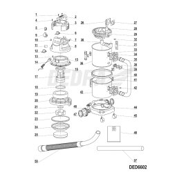 DOLNY ZBIORNIK DEDRA DED6602 - XDED6602.43