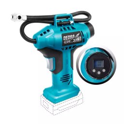 DEDRA DED7078LCD SAS+ALL Kompresorek pompka kompresor pistoletowy akumulatorowy 18V 11 bar LCD