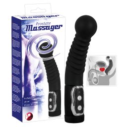 You2Toys - masażer prostaty - wibrujący rotacyjny - czarny