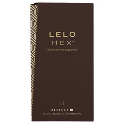 LELO Hex Respect XL - prezerwatywy powiększone - lateks - 12 sztuk
