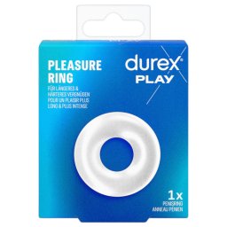 Durex Pleasure Ring - przezroczysty pierścień na penisa