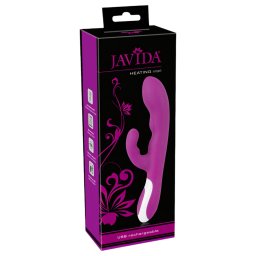 Javida - ogrzewający wibrator stymulujący łechtaczkę (fioletowy)