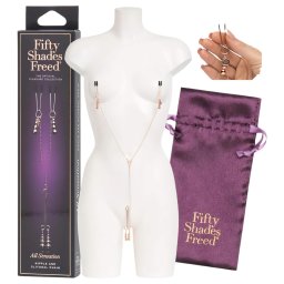 Fifty Shades Freed - zaciski na sutki i łechtaczkę - metal