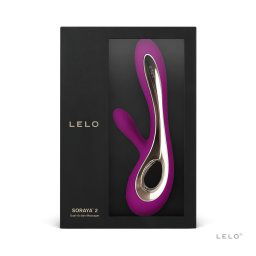 LELO Soraya 2 - wodoodporny wibrator z ramieniem łechtaczkowym (fioletowy)