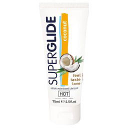 HOT Superglide kokosowy - jadalny lubrykant (75ml)