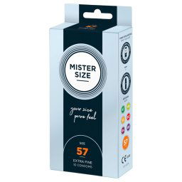 Mister Size cienka prezerwatywa - 57mm (10 szt.)