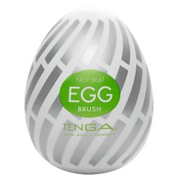 TENGA Egg Brush - masturbator jajko - teksturowane wnętrze - 1 sztuka
