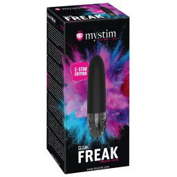 mystim Sleak Freak E-Stim - akumulatorowy elektro-wibrator (czarny)