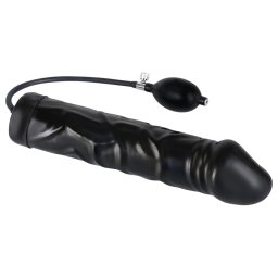 You2Toys - lateksowy, pompowany realistyczny analny rozszerzacz (czarny)