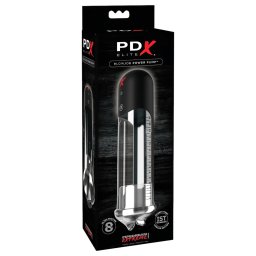 PDX Blowjob - automatyczna pompka do penisa z ustami (przezroczysta)