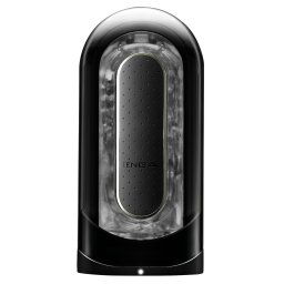 TENGA Flip Zero - wibrujący masturbator (czarny)