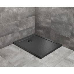 Radaway Doros F Stone brodzik 130x80x5,5 czarny SDRF1380-01-54S