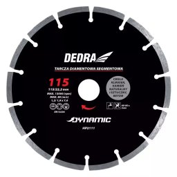 TARCZA DIAMENTOWA DO GLAZURY DEDRA HP2117E 250X25,4MM DYNAMIC