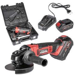 SZLIFIERKA KĄTOWA CEDRUS POWER+ AG125Li-SET Zestaw z baterią i ładowarką w walizce POWER+ 20V - OFICJALNY DYSTRYBUTOR - AUTORYZOWANY DEALER CEDRUS
