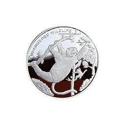 Kongo - 10 franc 2010 - Zagrożone zwierzęta - Leniwiec