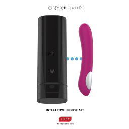 Kiiroo Onyx+ i Pearl 2 - zestaw masturbator i wibrator dla par