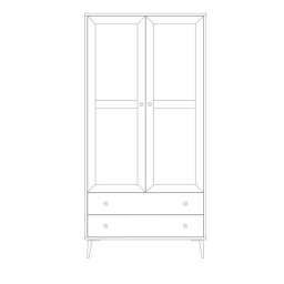 PINE COLLECTIONE Szafa 2D N-5