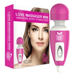 Love Wand - mini wibrujący masażer (różowy)