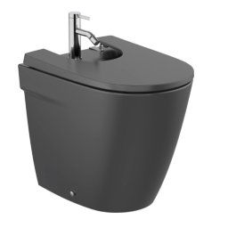 Roca Ona bidet stojący przyścienny czarny mat A357687080