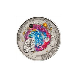 Cook Islands - 2010, 5 dolarów - Meteoryt HAH 280 - Libia