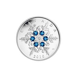 Kanada - 2010, 20 dolarów - Snowflake, Śnieżynka - Blue/Niebieska