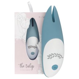 Bloom Tulip - wibrator łechtaczkowy silikonowy ładowany USB turkusowy