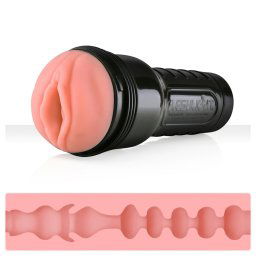 Fleshlight Pink Lady Mini-Lotus - realistyczna sztuczna wagina w futerale (naturalny)