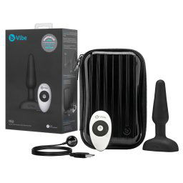 b-Vibe trio - 3-silnikowy wibrator analny (czarny)