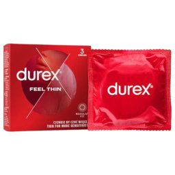 Durex Feel Thin - prezerwatywy dla lepszego czucia (3 szt.)